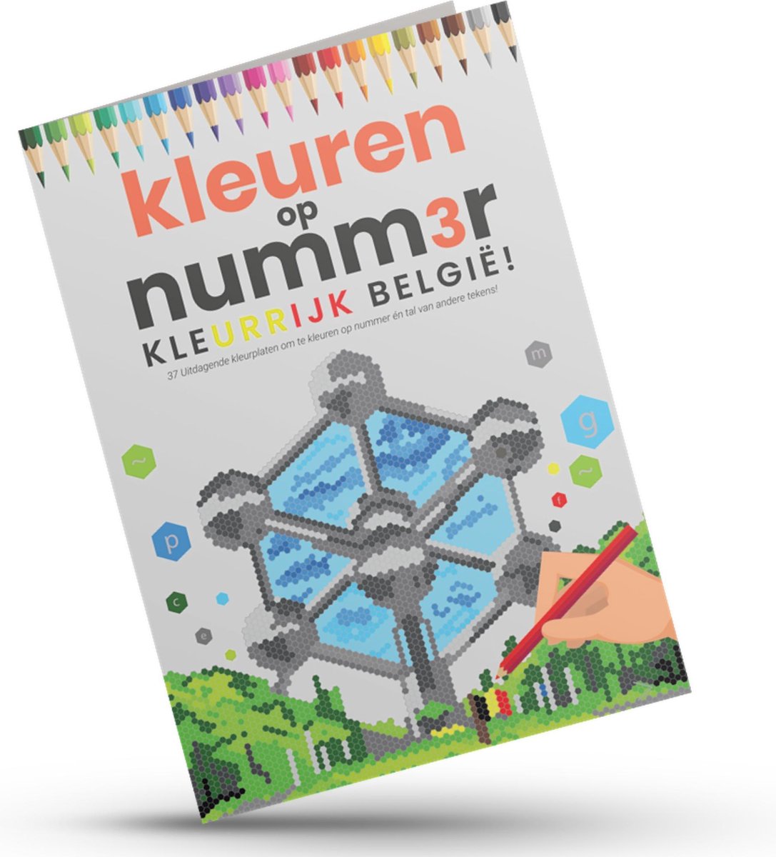 Kleurrijk België | Kleuren op Nummer | Kleurboek voor Volwassenen