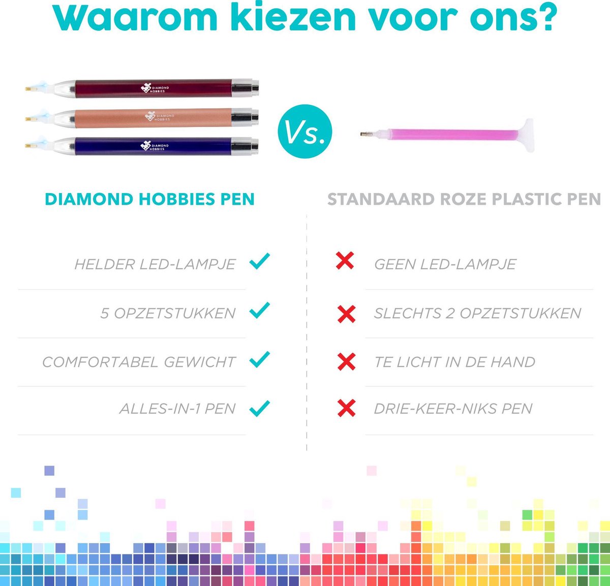 Diamond Painting Pen | Lichtpen voor Diamond Painting Volwassenen van Diamond Hobbies