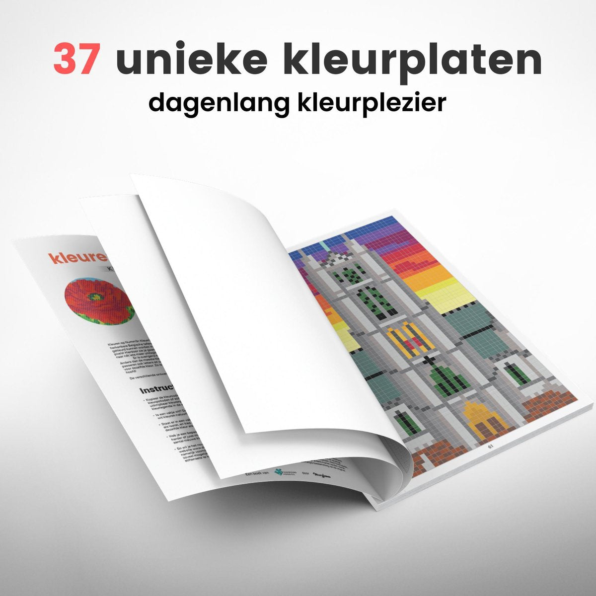 Kleurrijk België | Kleuren op Nummer | Kleurboek voor Volwassenen