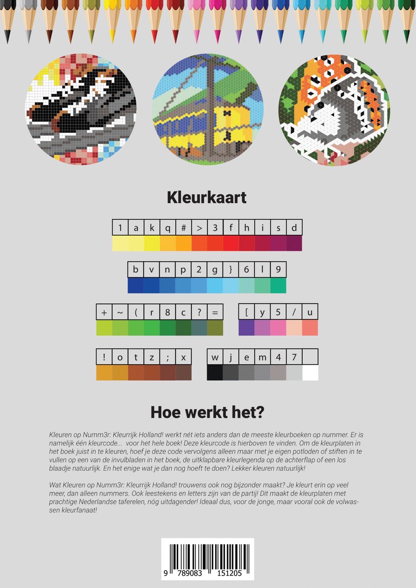 Kleurrijk Holland | Kleuren op Nummer | Kleurboek voor Volwassenen