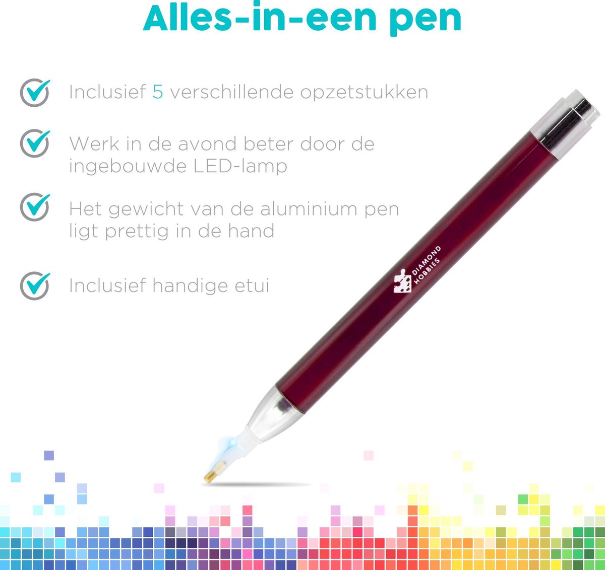 Diamond Painting Pen | Lichtpen voor Diamond Painting Volwassenen van Diamond Hobbies